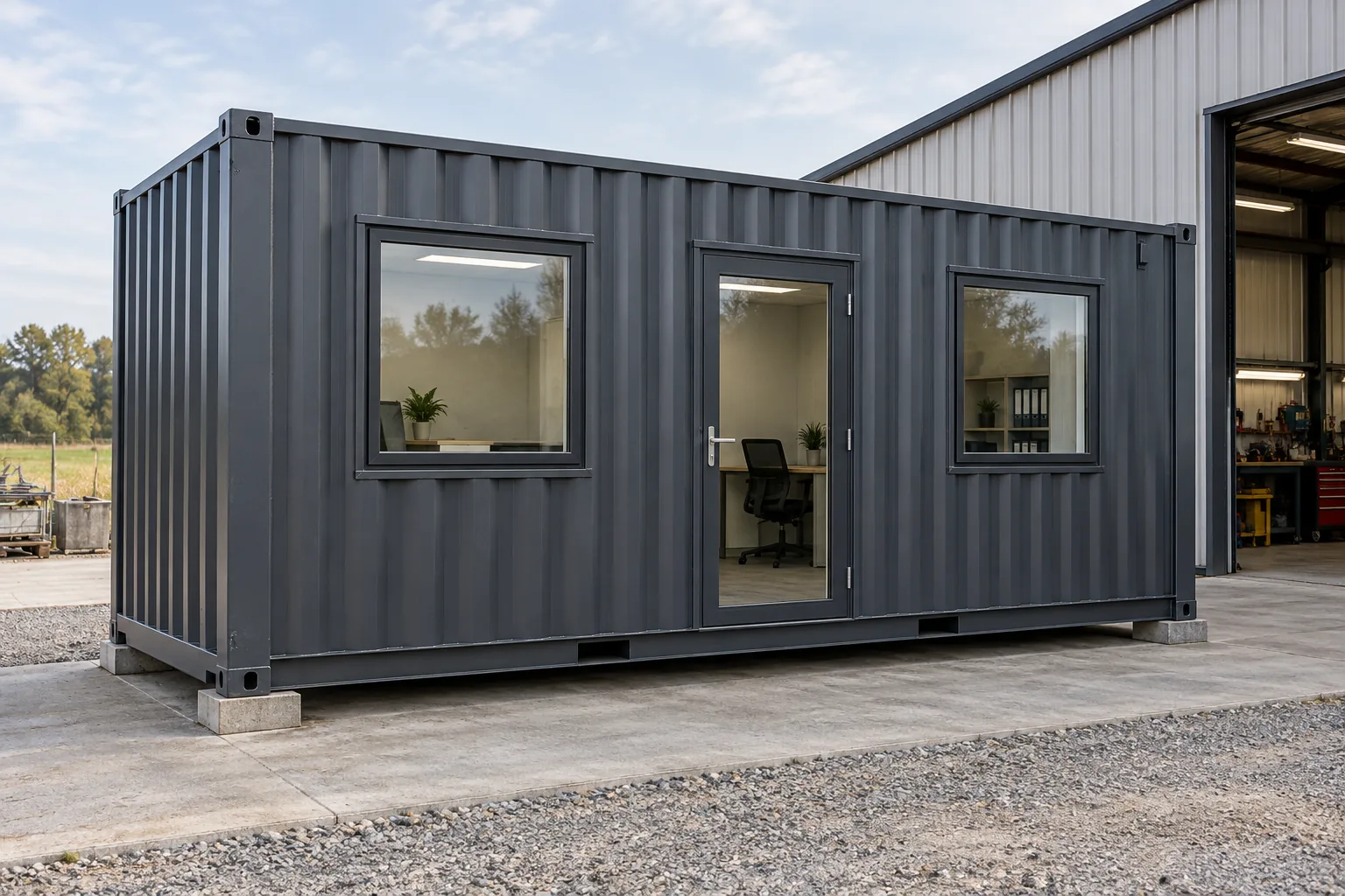 Container op maat: kantoor, werkplaats of winkel