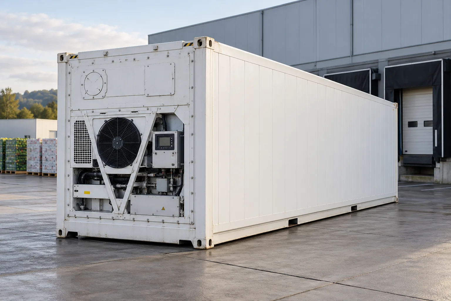 Koelcontainer met koelaggregaat